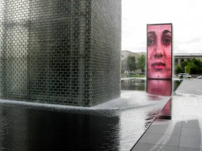 Chicago Crown Fountain Glass Block Tower
